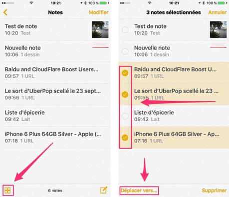 iPhone iPad iOS 9 : l’application Notes, 7 astuces