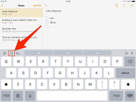 iPhone iPad iOS 9 : l’application Notes, 7 astuces