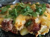 Cocotte Pommes Terre Oeufs Saucisses Poivrons