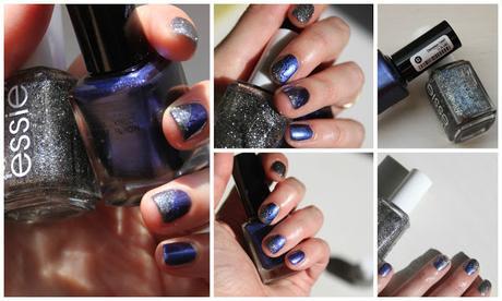 Maquillage et nail art bleu océan