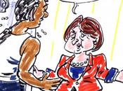 Caricature Martine Aubry