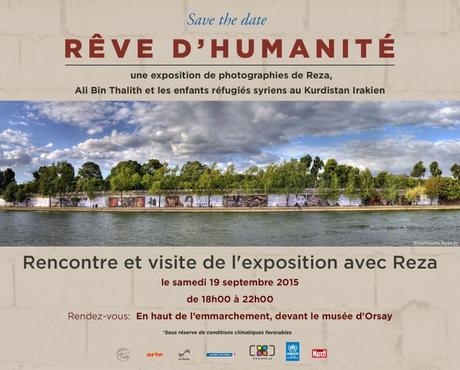 Reza Reghati Exposition R$eve d'Humanité à Paris, rencontre avec le photographe samedi 19 septembre 2015 - Journées du patrimoine Paris