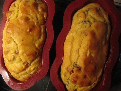 Cake lardons et pruneaux