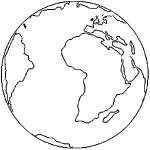 dessin de la terre