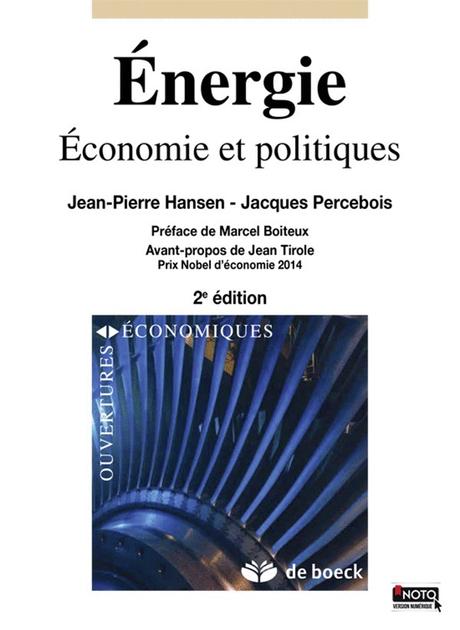 « Énergie, Économie et politiques » 2ème édition par Jean-Pierre Hansen, Jacques Percebois