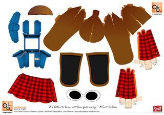 PaperToys  - Kurt Cobain chanteur du groupe Nirvana