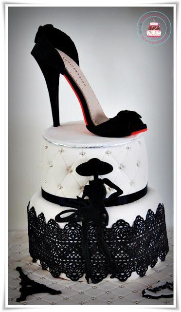 Cake design petite robe noire