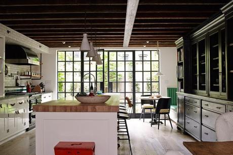 Une maison new-yorkaise pétillante