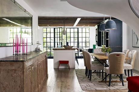 Une maison new-yorkaise pétillante