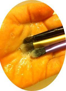 Mes pinceaux prennent leurs bains !