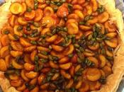 Tarte mirabelles pistaches miel