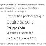 Exposition « Quatre Saisons » Philippe Cadu à Montauban
