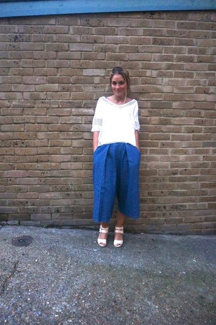 chloeschlothes - pantalon culotte jean