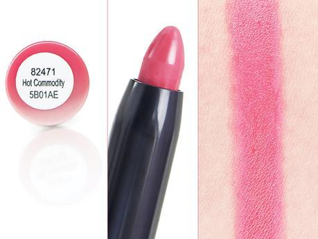 Crayon jumbo à lèvres mat Matte Lip Color e.l.f. rose corail Hot Commodity packaging nom teinte mine et swatch