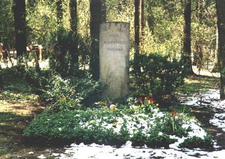 La tombe de Fritz Wunderlich à Munich