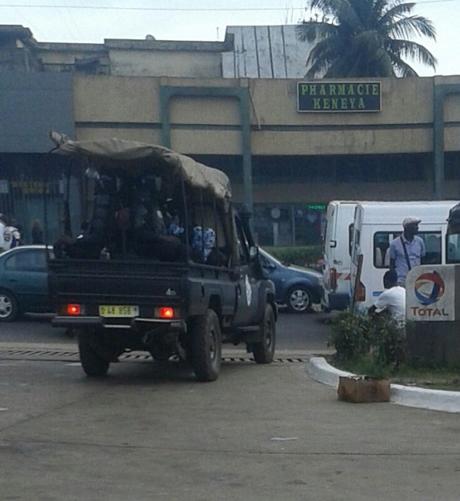 la police disperse un meeting de l’opposition à Abidjan  En Côte d’Ivoire la police disperse un meeting de l’opposition à Abidjan