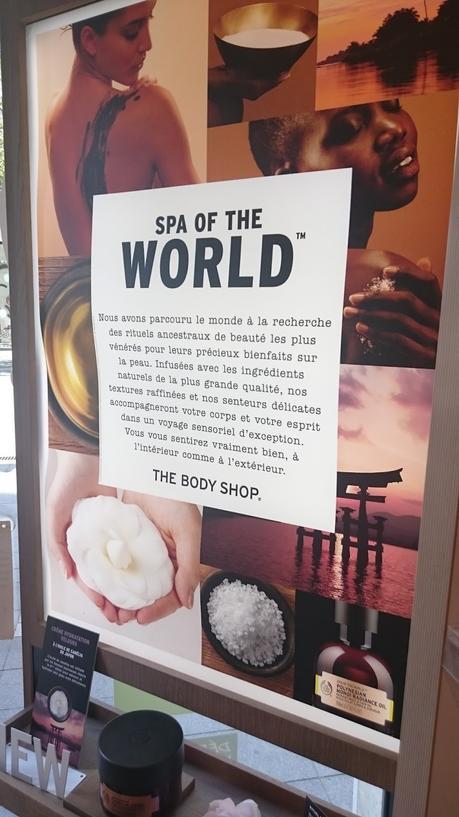 Partons au bout du monde avec the Body Shop et la gamme Spa of the World