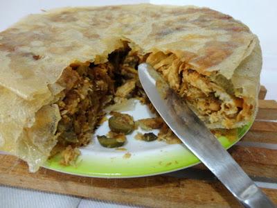 TOURTE DE VOLAILLE EN BRICK