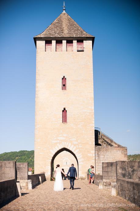 Mariage au couleurs basques, au Château de Roussillon (Cahors). Lot (46)