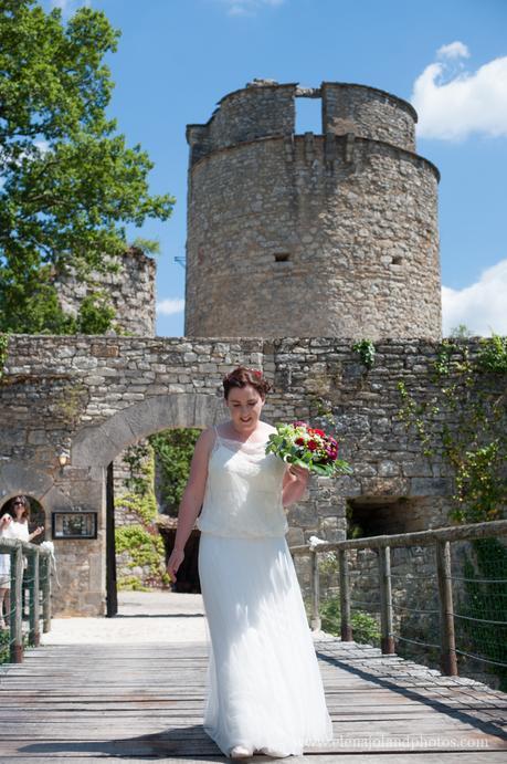 Mariage au couleurs basques, au Château de Roussillon (Cahors). Lot (46)