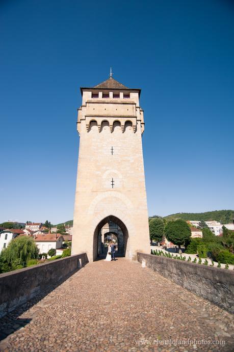 Mariage au couleurs basques, au Château de Roussillon (Cahors). Lot (46)