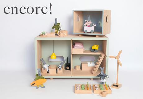 Jouets, maisons, mobilier en bois et écologiques par la marque Encore !