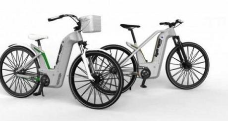 Alpha, le premier vélo à assistance électrique fonctionnant à l'hydrogène. Repro CL