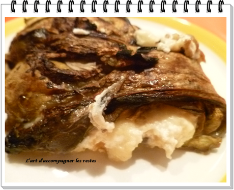 Aubergine farcie au chèvre4