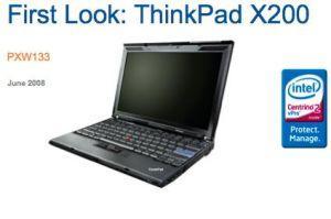 Thinkpad X200 : Un nouvel ultraportable de 12,1