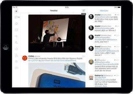 iOS 9: Tweetbot 4 se met enfin à jour pour les nouveaux iPad