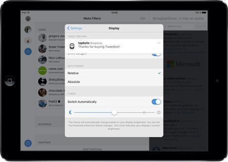 iOS 9: Tweetbot 4 se met enfin à jour pour les nouveaux iPad