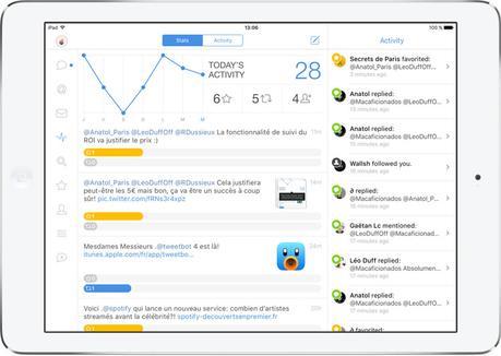 iOS 9: Tweetbot 4 se met enfin à jour pour les nouveaux iPad