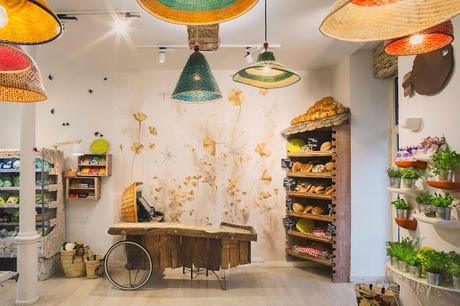 Madrid / Mama Campo : une épicerie/restaurant bio,design et colorée /