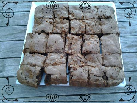 Brownies au chocolat noir et noissettes au thermomix ou sans