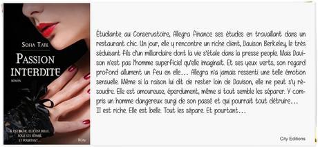 Passion Interdite | Sofia Tate (Davison & Allegra #1)