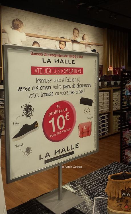 Atelier DIY La Halle aux Chaussures | Customisation de bottines Chealsea | Kustom Couture