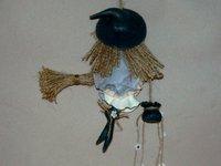 Sorcières à suspendre en porcelaine froide