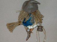 Sorcières à suspendre en porcelaine froide