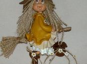 Sorcière suspendre porcelaine froide