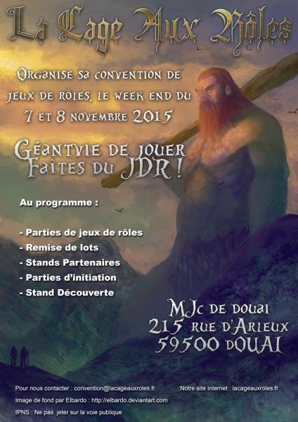 Géantvie de jouer : Faites du JDR !