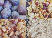Crumble pommes prunes