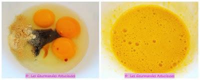 Germes de soja en omelette aromatisée et sauce aux orties (Végétarien)