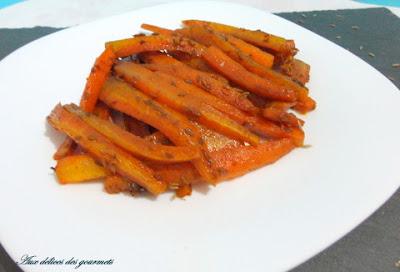 CAROTTES CONFITES AU CUMIN