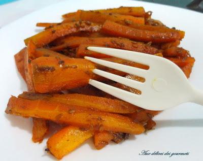 CAROTTES CONFITES AU CUMIN