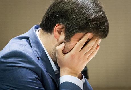 Cauchemar pour Peter Svidler qui menait 2-0 en finale de la coupe du monde d'échecs et qui se fait rattraper 2-2 - Photo © site officiel - Photo © site officiel