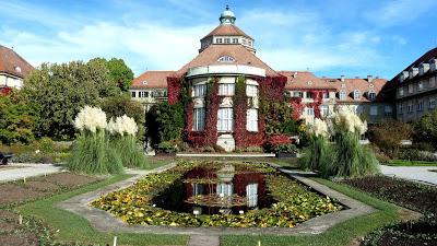 Le jardin botanique de Munich en automne