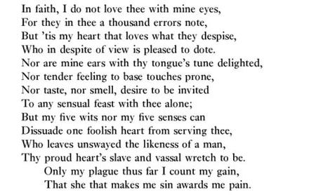 Sonnet 141 de William Shakespear