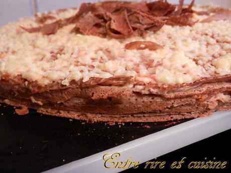 Gâteau de galettes de sarrazin Jambon/Ricotta