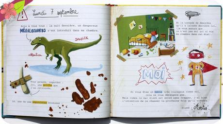 Journal de bord d’un chasseur de dinosaures de Nancy Guilbert et Séverine Duchesne - Circonflexe