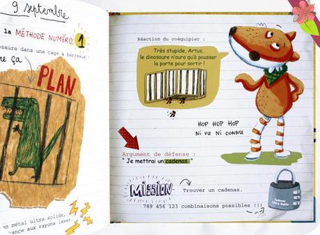 Journal de bord d’un chasseur de dinosaures de Nancy Guilbert et Séverine Duchesne - Circonflexe